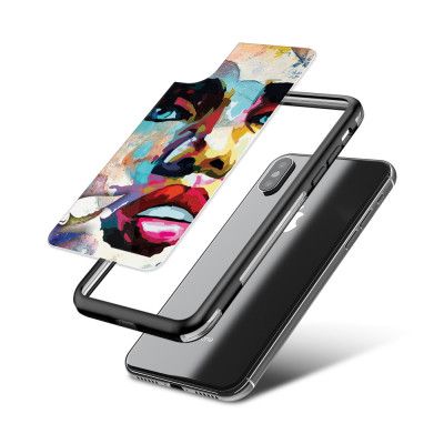 Fashion mobilskal till Apple iPhone X - Painted Face