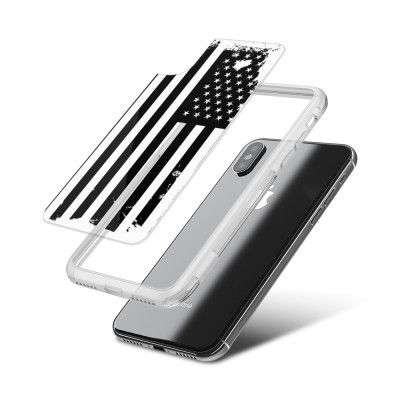 Fashion mobilskal till Apple iPhone X - USA Flag