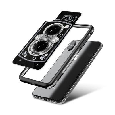 Fashion mobilskal till Apple iPhone X - Vintage Camera B