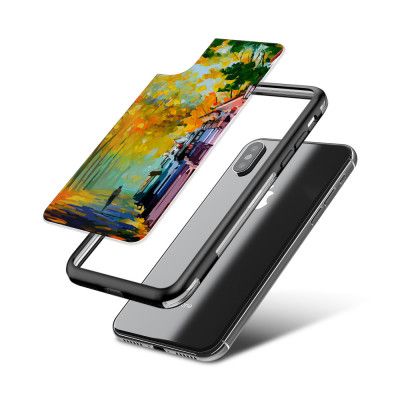 Fashion mobilskal till Apple iPhone X - Walking Alone