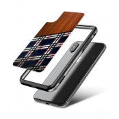 Fashion mobilskal till Apple iPhone X - Wooden Scottish Tartan B