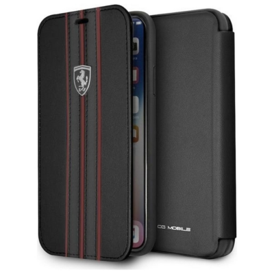 Ferrari iPhone X/XS Plånboksfodral Off Track Urban - Svart