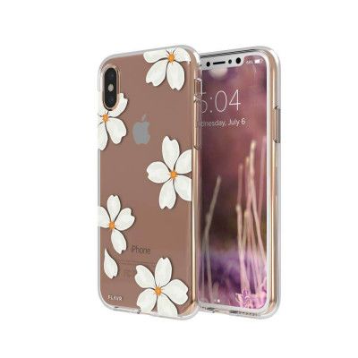 FLAVR iPlate Vit Petals Skal till iPhone X/Xs