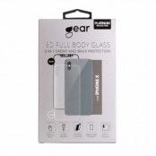 GEAR Härdat Glas 3D 2in1 Front & Back iPhone X Edge to Edge