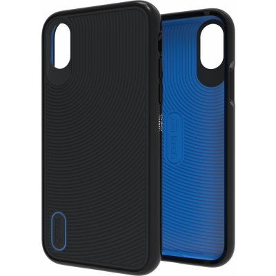 Gear4 Battersea Case (iPhone X/Xs) - Svart/blå