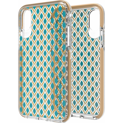Gear4 Victoria Geo Teal Gold (iPhone X/Xs)