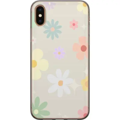 Mobilskal till Apple iPhone X med fejdande blommor