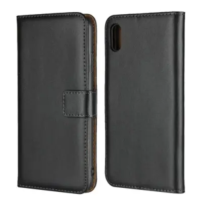 Genuine Split Plånboksfodral till iPhone XS/X - Svart