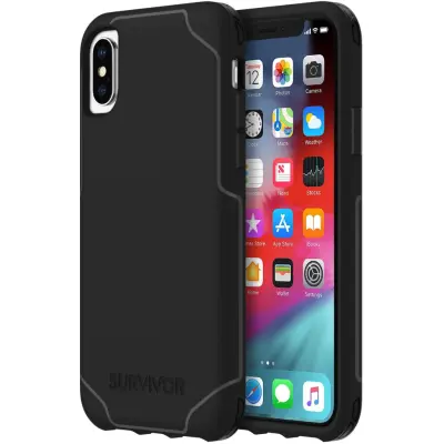 Griffin Survivor Strong (iPhone Xs) - Svart