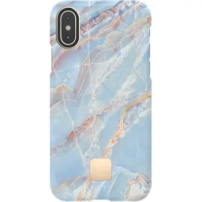 Happy Plugs Case Marble (iPhone X/Xs) - Blå