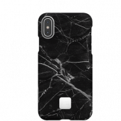 Happy Plugs Slim Case iPhone X/Xs - Black Marble