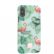 Happy Plugs Slim Case iPhone X/Xs - Pink Flamingos