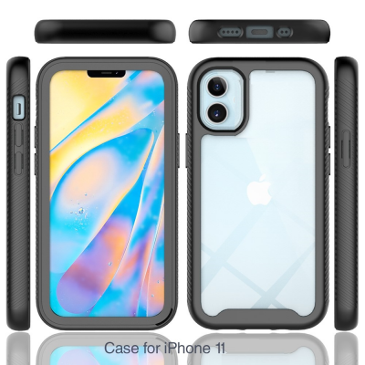 Heltäckande Skal till Apple iPhone X/Xs - Svart