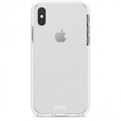 Holdit Seethru Skal iPhone X/XS -Vit