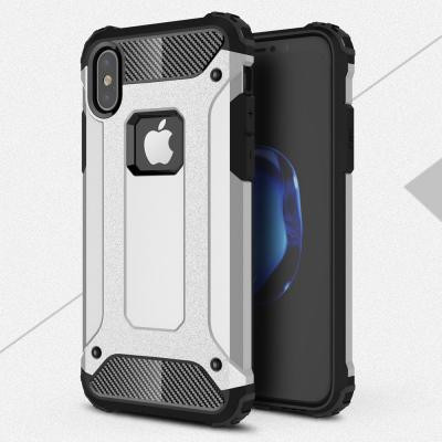 Hybrid Armor Mobilskal till iPhone XS / X - Silver