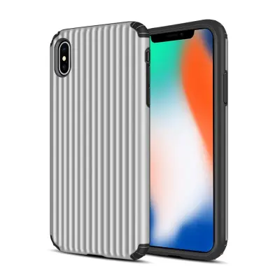Hybrid Armor Skal till Apple iPhone X/Xs - Silver