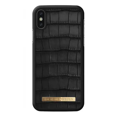 iDeal of Sweden Capri skal iPhone X/XS Black Croco