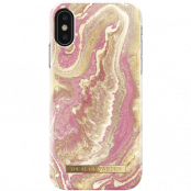 iDeal of Sweden Fashion case iPhone X/XS - Golden Brush Marble