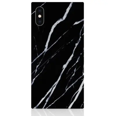 iDecoz Square Case - Marble (iPhone X/Xs) - Vit