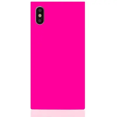 iDecoz Square Case - Neon (iPhone X/Xs) - Rosa