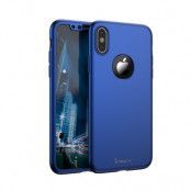 iPaky Hard Case + Screen Protector (iPhone X/Xs) - Blå