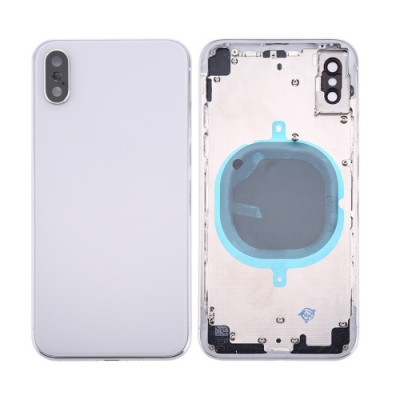 iPhone X Baksida & Ram - Vit