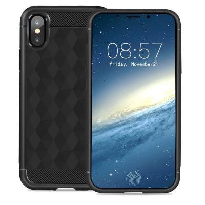 IVSO Geometric Hexagon Skal till iPhone XS / X - Svart