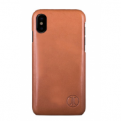 JT Berlin Leather Cover Pure Style (iPhone X/Xs) - Brun