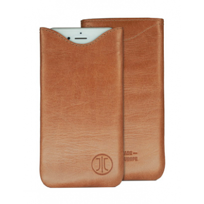 JT Berlin SlimFit Leather (iPhone X/Xs) - Brun
