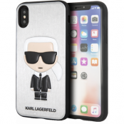 Karl Lagerfeld Iconic (iPhone X/Xs) - Silver