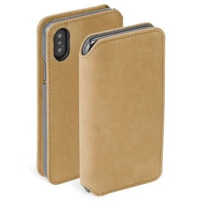 KRUSELL BROBY 4 CARD SLIMWALLET IPHONE X/XS COGNAC