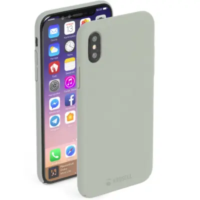 Krusell Sandby Cover (iPhone X/Xs) - Beige