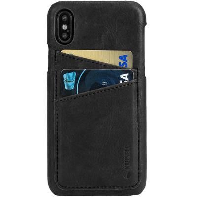 KRUSELL SUNNE 2 CARD COVER IPHONE X VINTAGE BLACK
