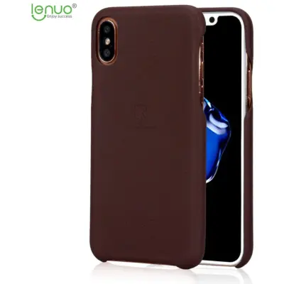 Lenuo Music Leather Case (iPhone X/Xs) - Guld