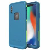 Lifeproof Fre Case (iPhone X) - Blå/lime