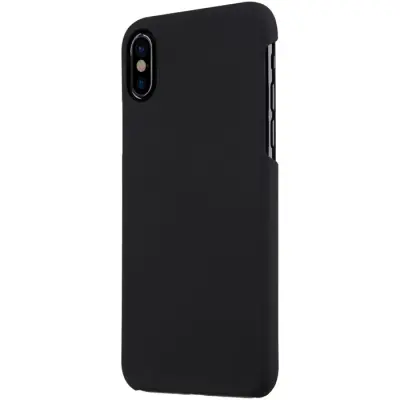 Melkco Rubberized Cover iPhone XS / X - Svart