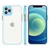 Milky Silicone Flexible Translucent Skal iPhone XS / X - Blå