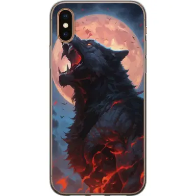 Mobilskal till Apple iPhone XS med Ylande varg