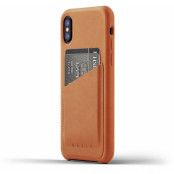 Mujjo Leather Wallet Case (iPhone X/Xs) - Brun