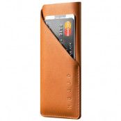 Mujjo Leather Wallet Sleeve (iPhone X/Xs) - Brun