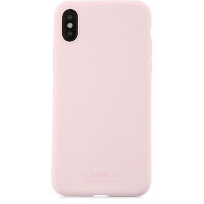 Holdit Silicone Skal iPhone X/XS - Blush Rosa