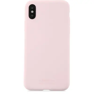 Holdit Silicone Skal iPhone X/XS - Blush Rosa