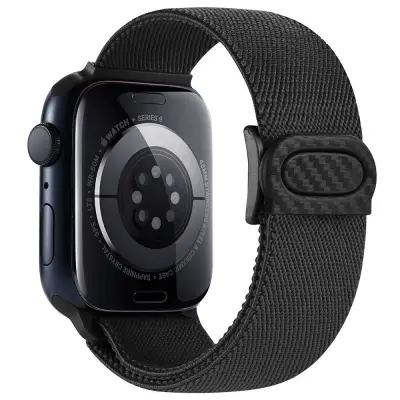 Trolsk Elastiskt Nylonarmband (Apple Watch 49/45/44/42 mm) - Blå