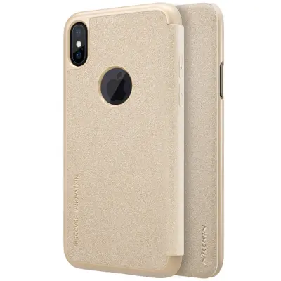 Nillkin Sparkle Folio (iPhone X/Xs) - Rosa