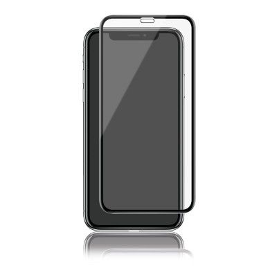 Panzer - Curved Silicate Glass till iPhone X/Xs/11 Pro - Svart