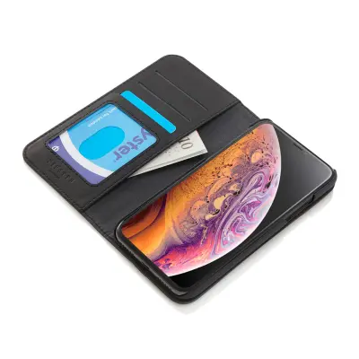 Pipetto Magnetic Folio för iPhone X/XS - Svart