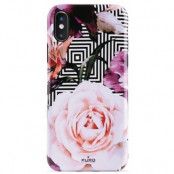 Puro Cover Geo Flowers Pink Peonies (iPhone X/Xs)