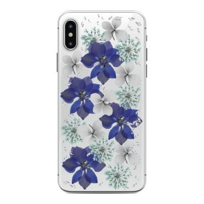 Puro Hippie Chic Fall Cover till iPhone XS / X - Blå