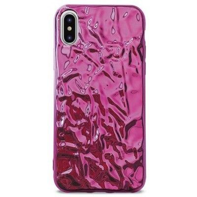 Puro Metal Flex Cover (iPhone X/Xs) - Rosa