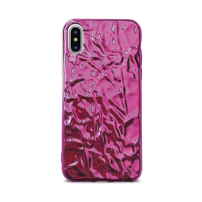 Puro  Metal Flex Cover till iPhone XS / X - Pink